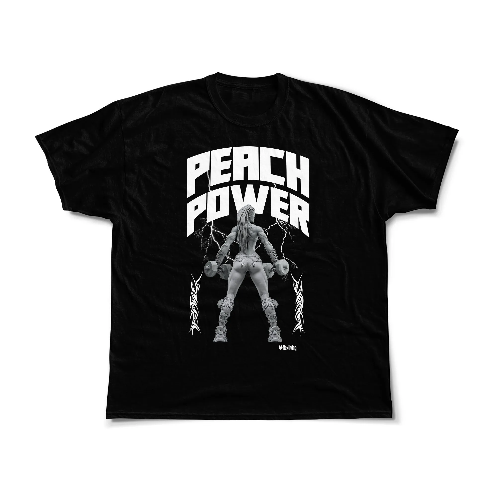 Peach Power Premium Tee sold by Flex Living