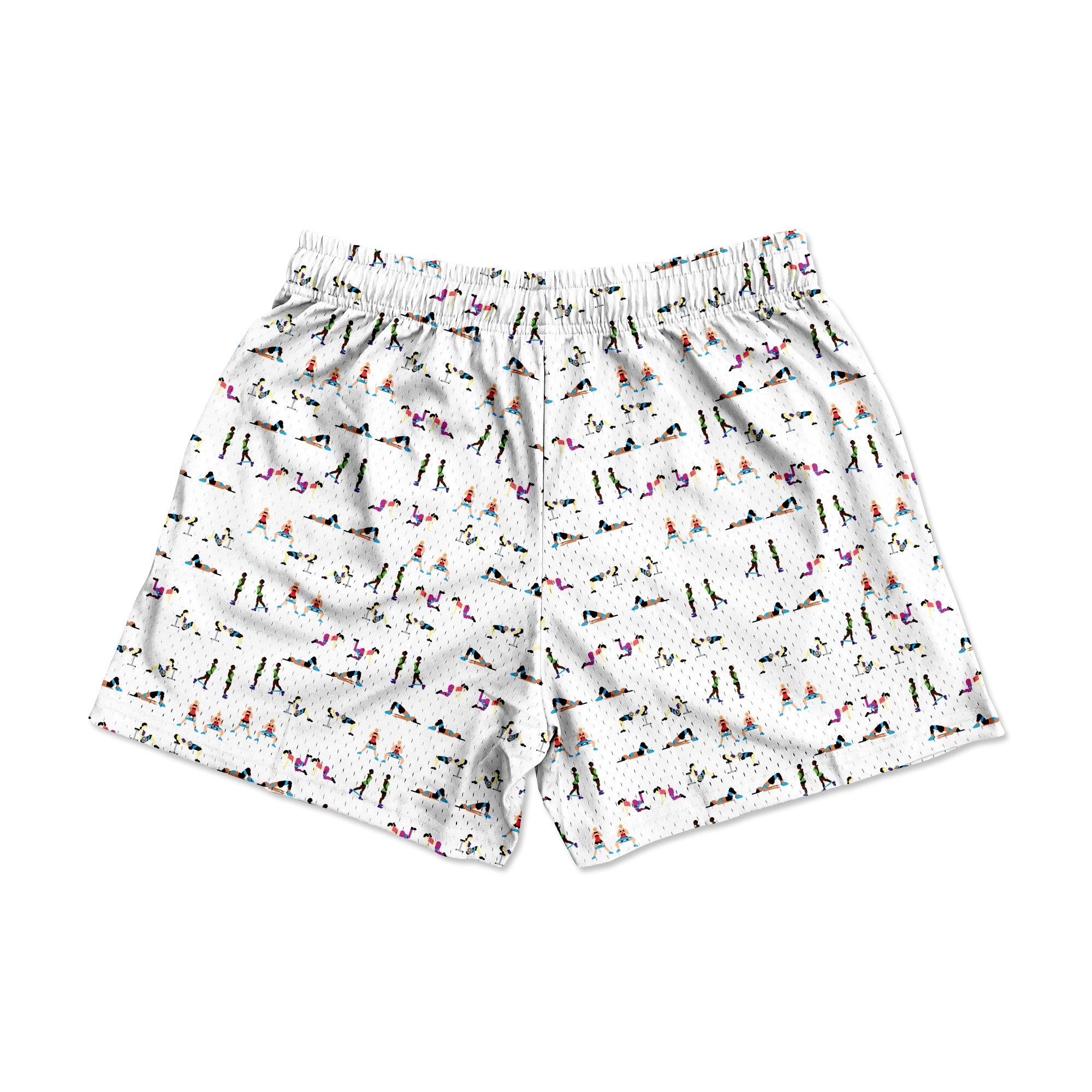 Mesh Flex Shorts 5" - 8bit Hip Thrust sold by Flex Living product image thumbnail 3