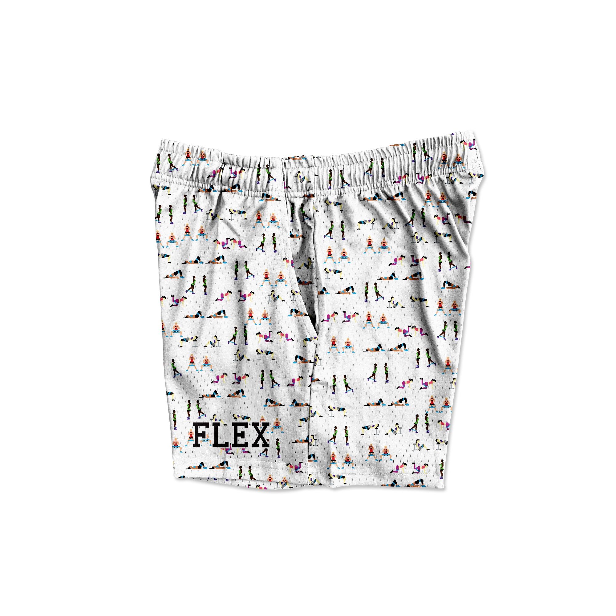 Mesh Flex Shorts 5" - 8bit Hip Thrust sold by Flex Living product image thumbnail 4