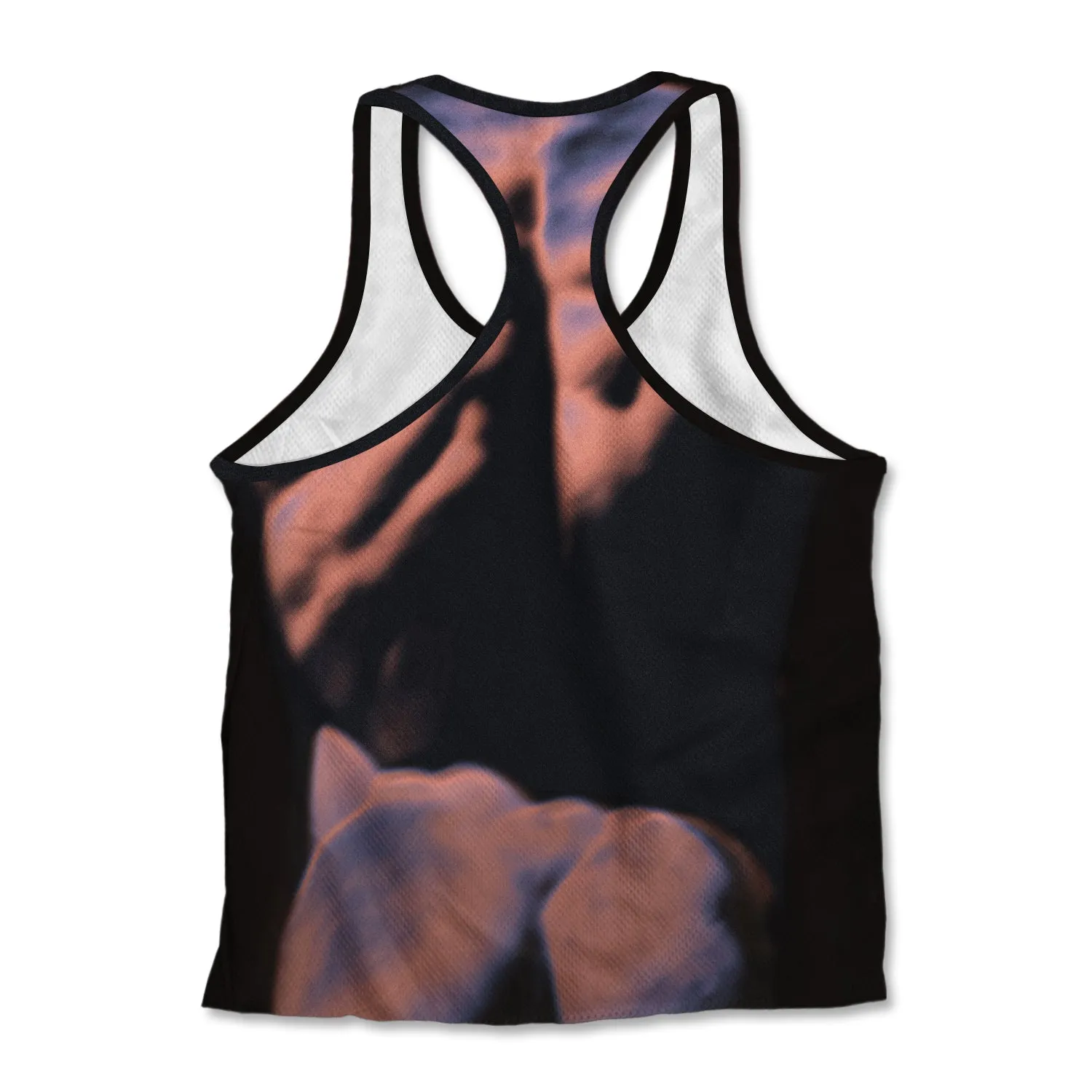 Printed Jersey Tank - Body Map Infrared sold by Flex Living product image thumbnail 2