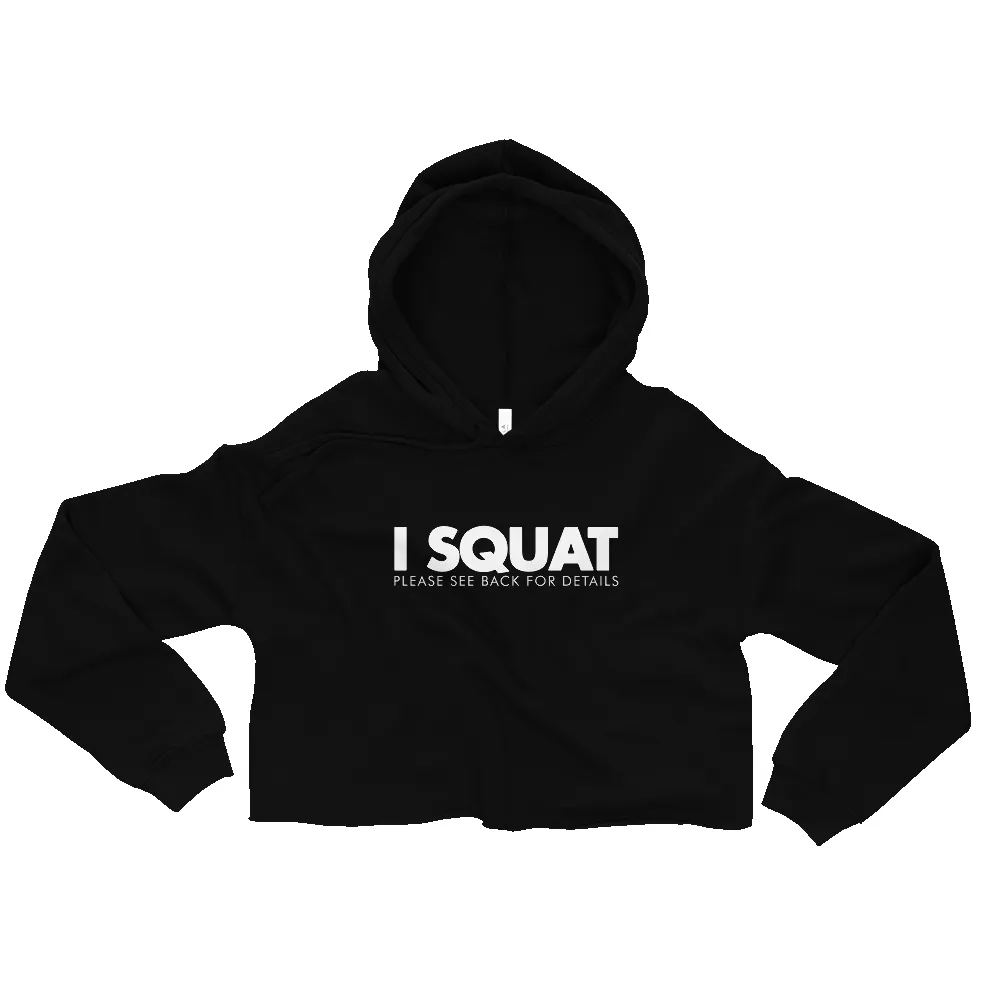 I SQUAT CROP HOODIE sold by Flex Living product image thumbnail 4