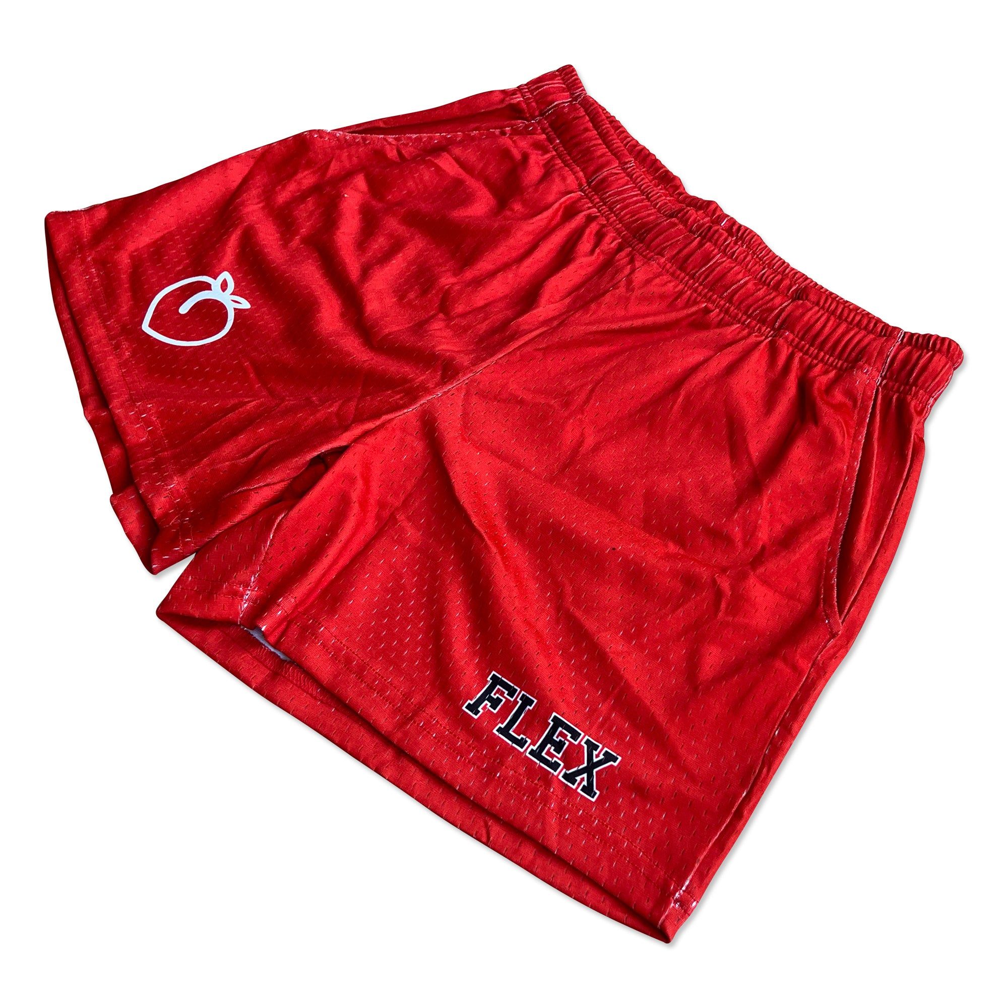 Mesh Flex Shorts 5" - Red (50% OFF!) sold by Flex Living product image thumbnail 4
