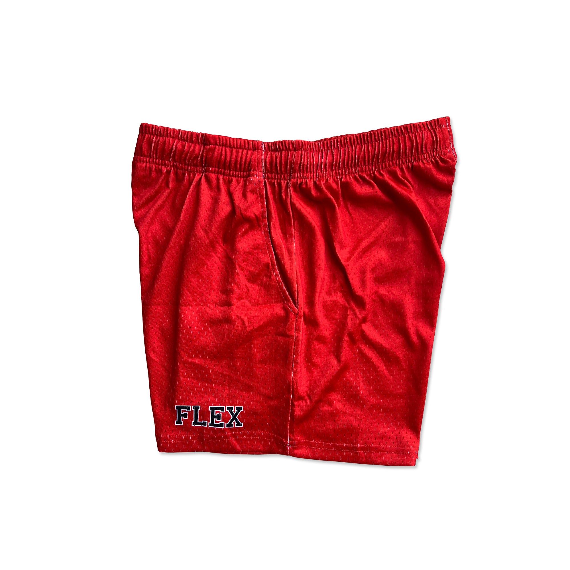 Mesh Flex Shorts 5" - Red (50% OFF!) sold by Flex Living product image thumbnail 5