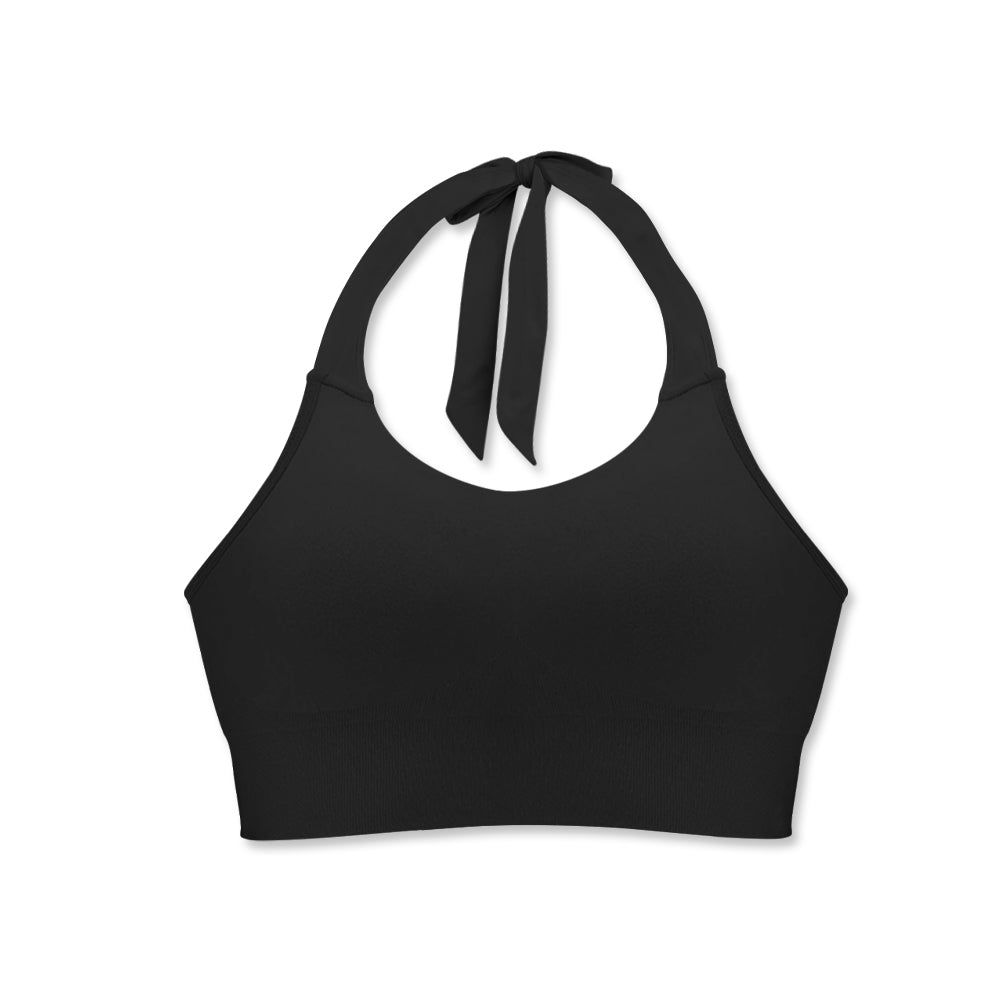 Tie Back Crop Tank - Black sold by Flex Living