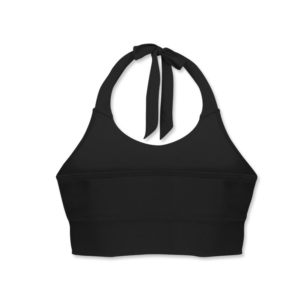 Tie Back Crop Tank - Black sold by Flex Living product image thumbnail 2
