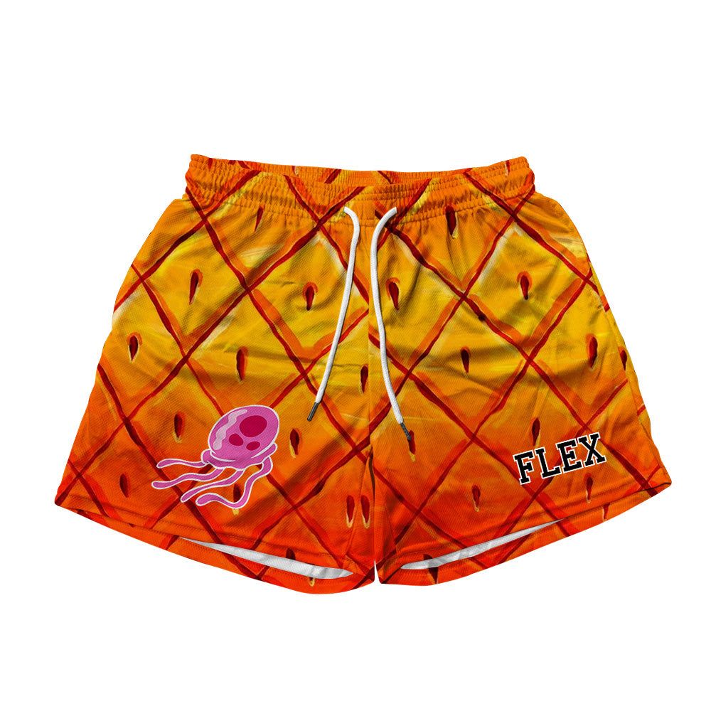 Basic Mesh Short - Pineapple sold by Flex Living