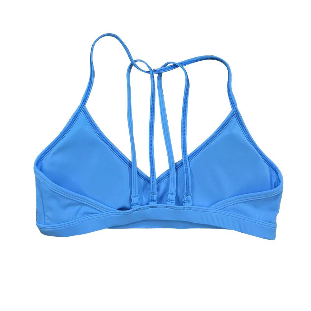 Halter V-Neck Bra - Blue sold by Flex Living product image thumbnail 2