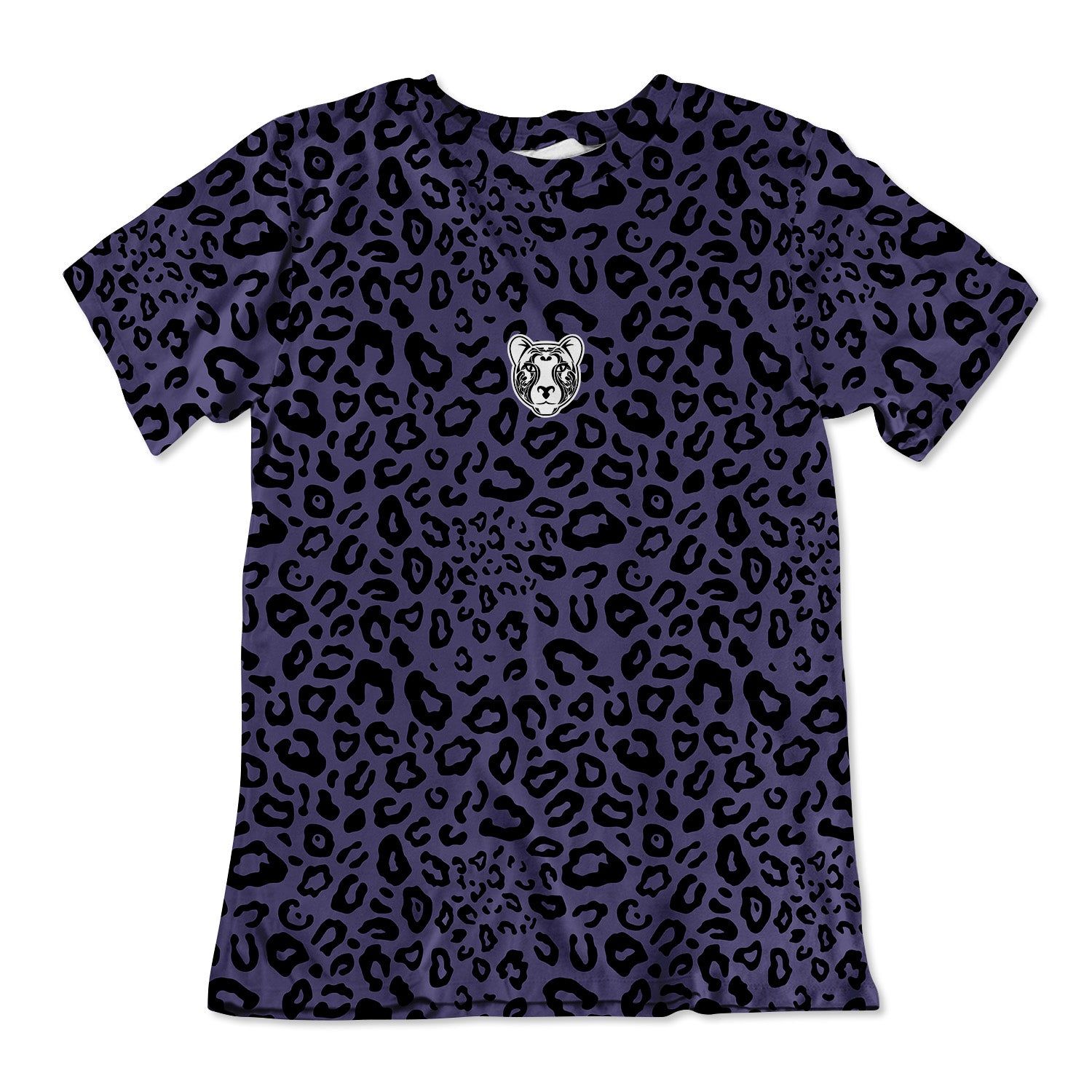 Unisex Cotton Tee - Panther Print sold by Flex Living