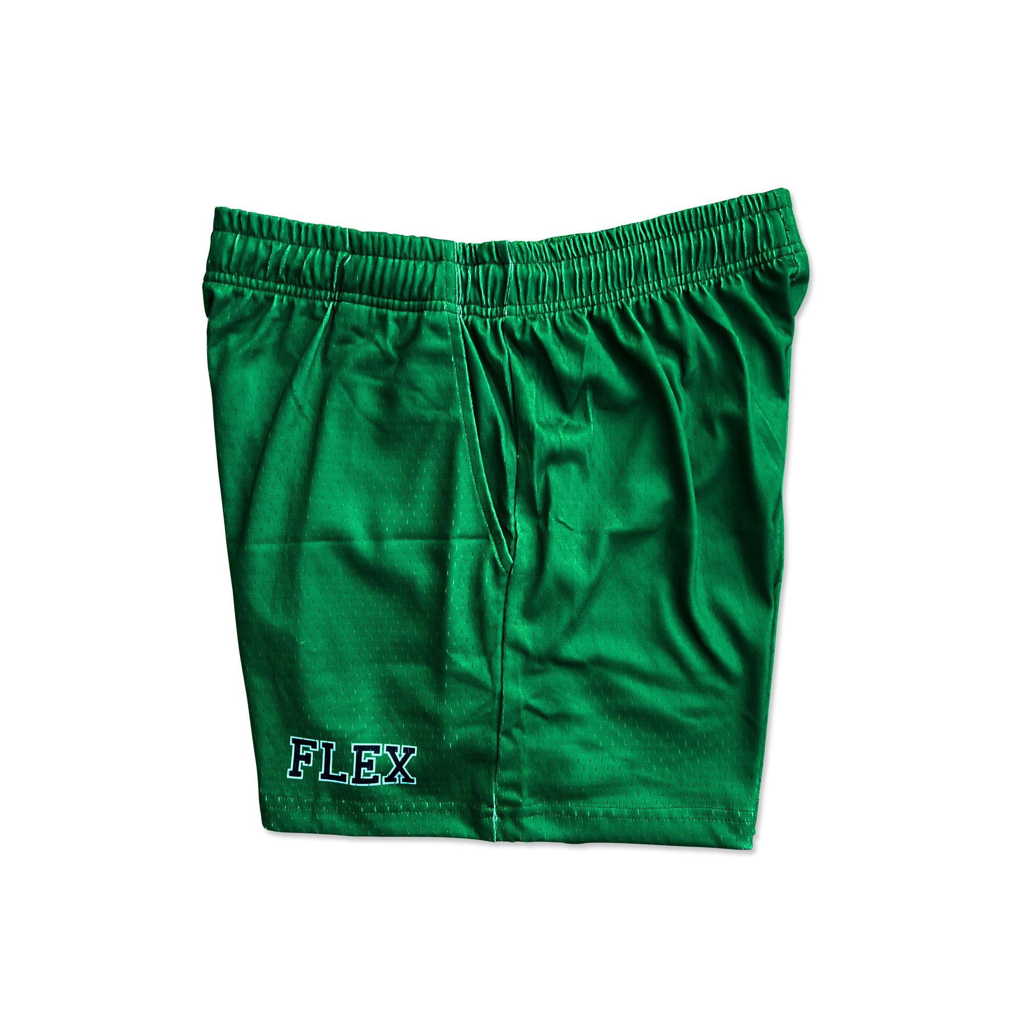 Mesh Flex Shorts 5" - Green sold by Flex Living product image thumbnail 5