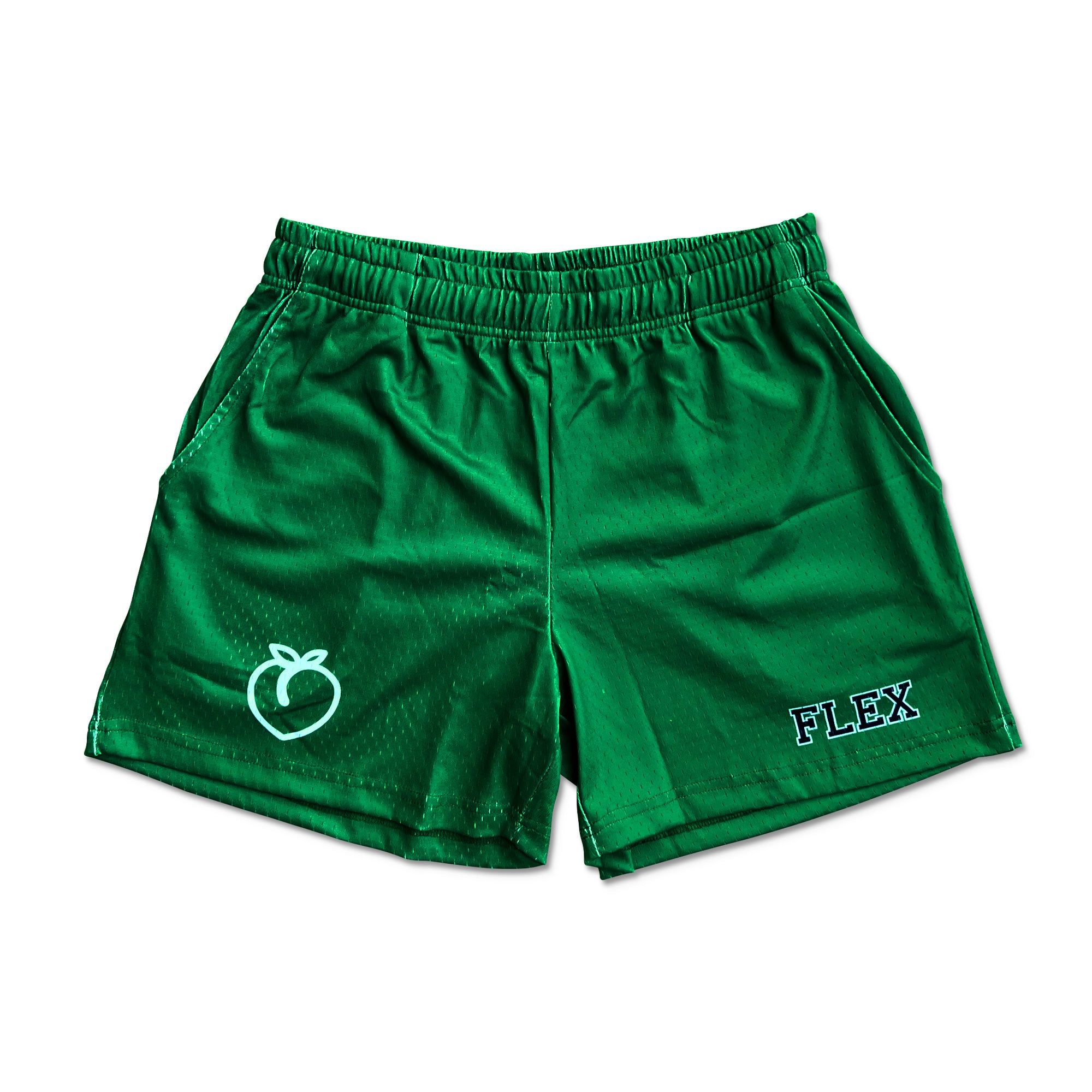 Mesh Flex Shorts 5" - Green sold by Flex Living