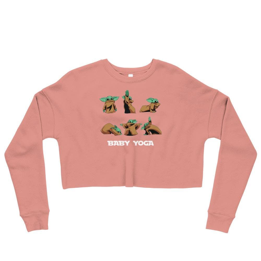 Baby Yoga Crop Sweatshirt sold by Flex Living