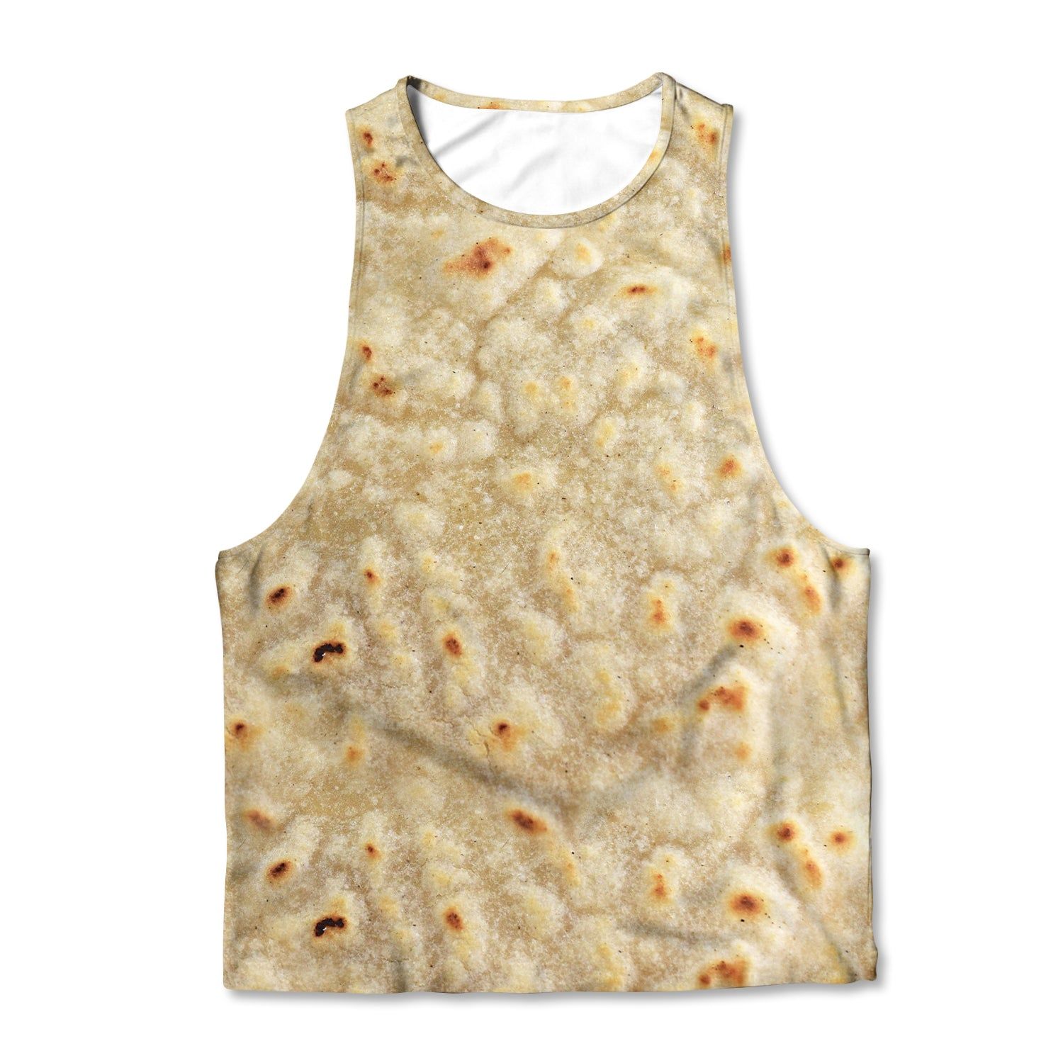 Printed Muscle Tank - Tortilla sold by Flex Living