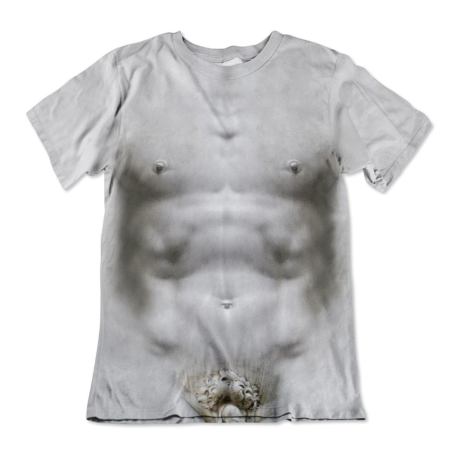 Unisex Cotton Tee - David Statue sold by Flex Living