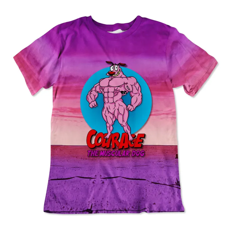 Cotton Unisex Tee - The Muscular Dog sold by Flex Living