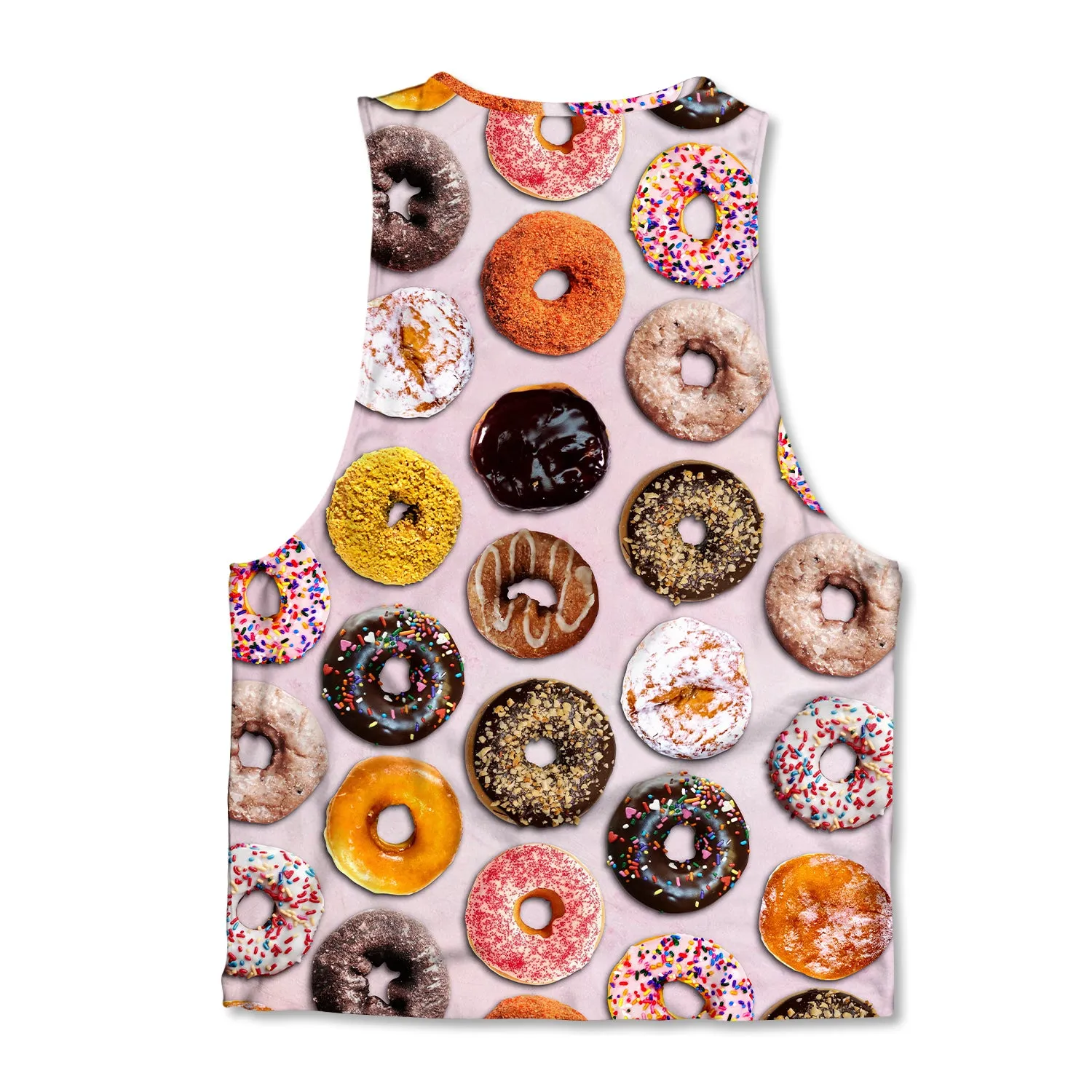 Printed Muscle Tank - Donuts sold by Flex Living product image thumbnail 2