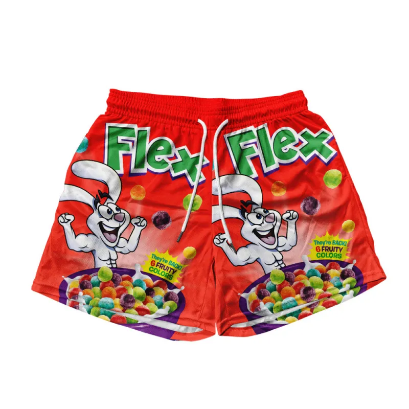 Basic Mesh Short - Flex Cereal sold by Flex Living