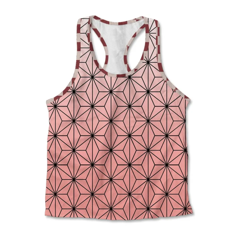 Printed Jersey Tank - Nezuka sold by Flex Living