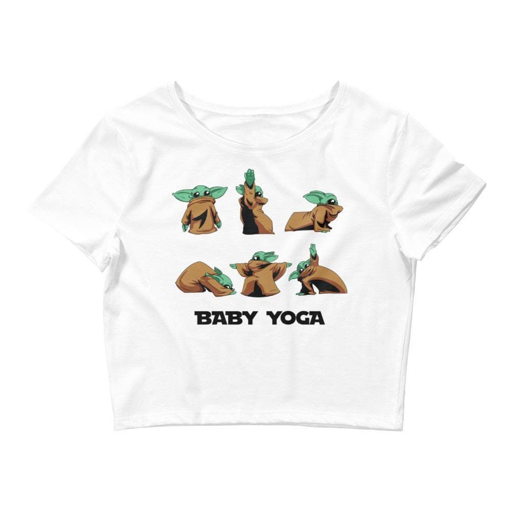 Baby Yoga Women’s Crop Tee sold by Flex Living