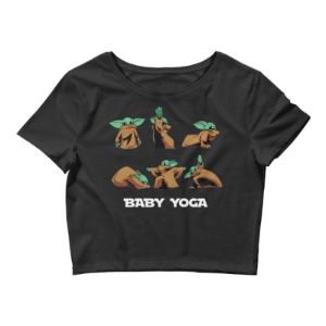 Baby Yoga Women’s Crop Tee sold by Flex Living