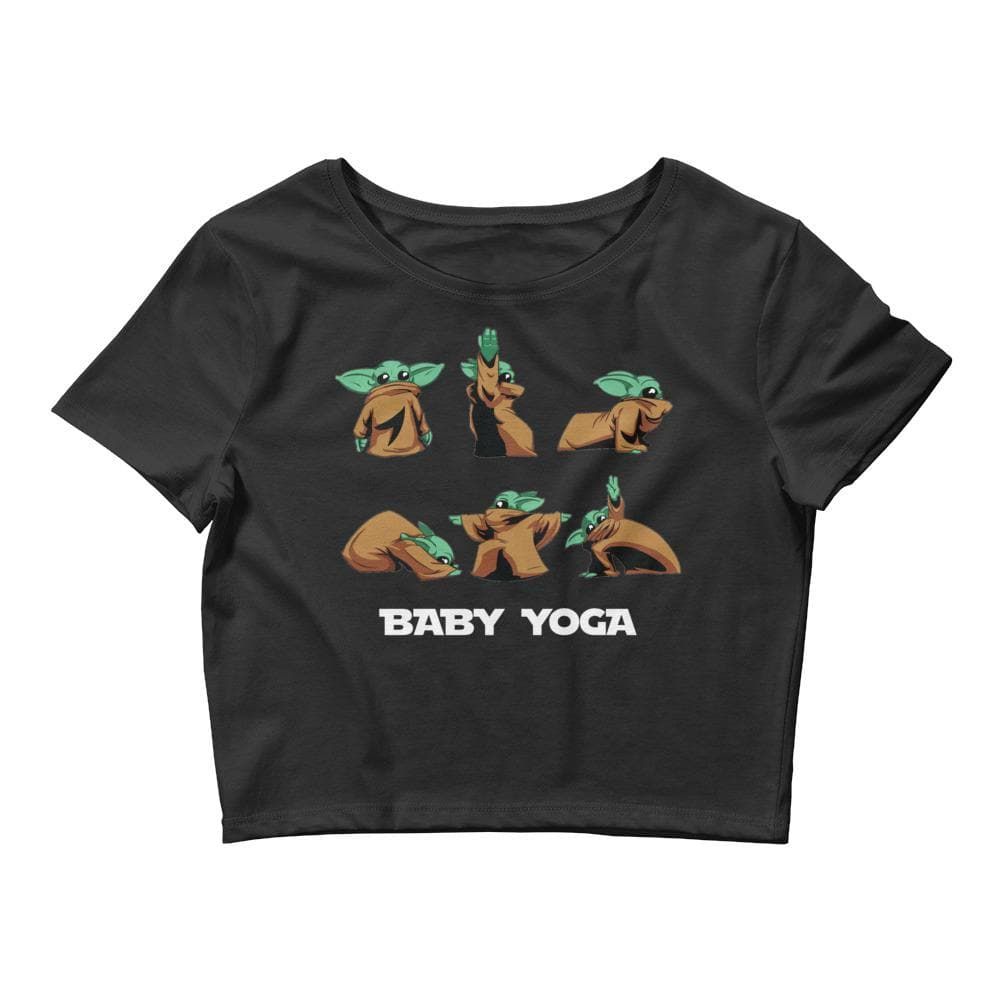 Baby Yoga Women’s Crop Tee sold by Flex Living product image thumbnail 2