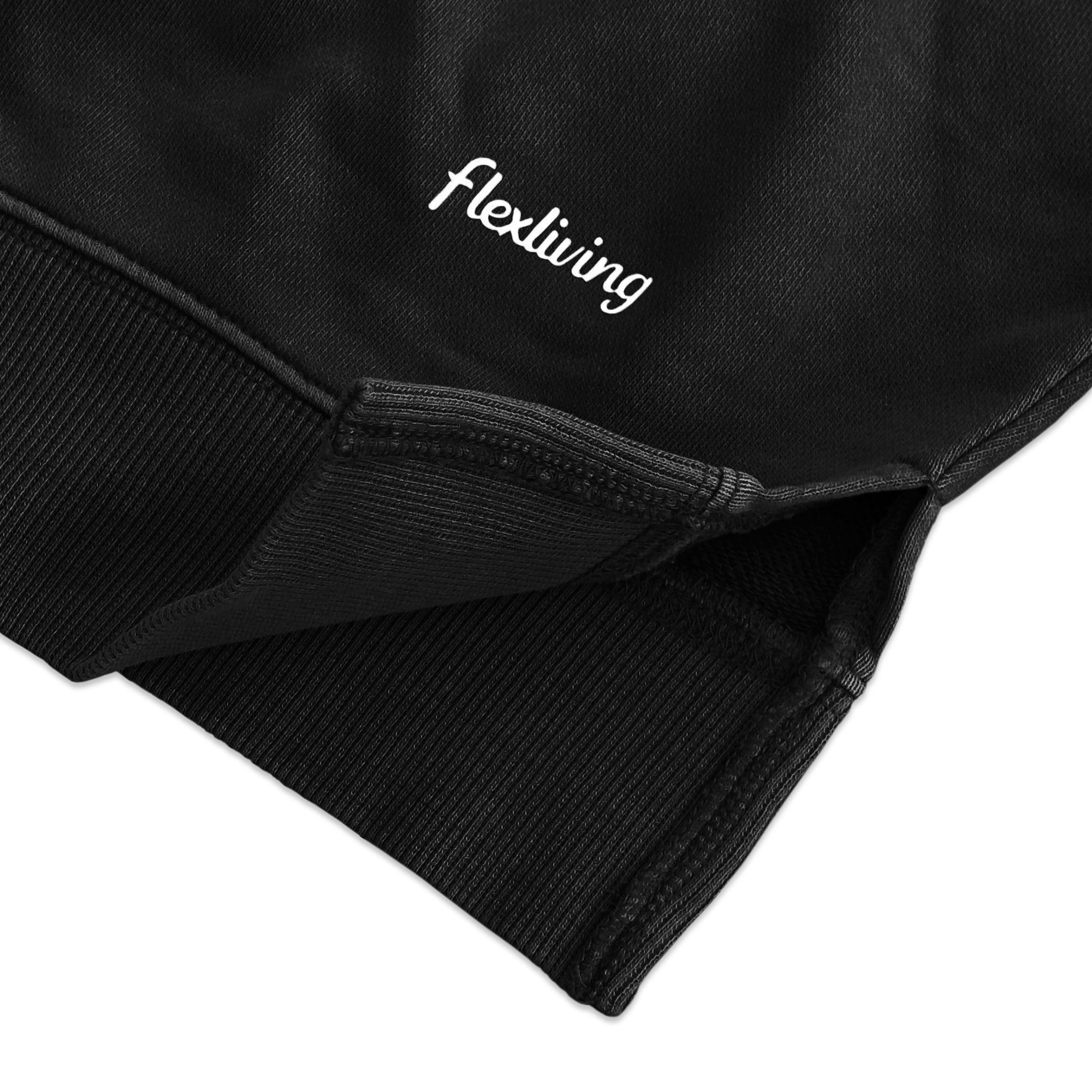 Retro Washed Terry Crewneck - Black sold by Flex Living product image thumbnail 3