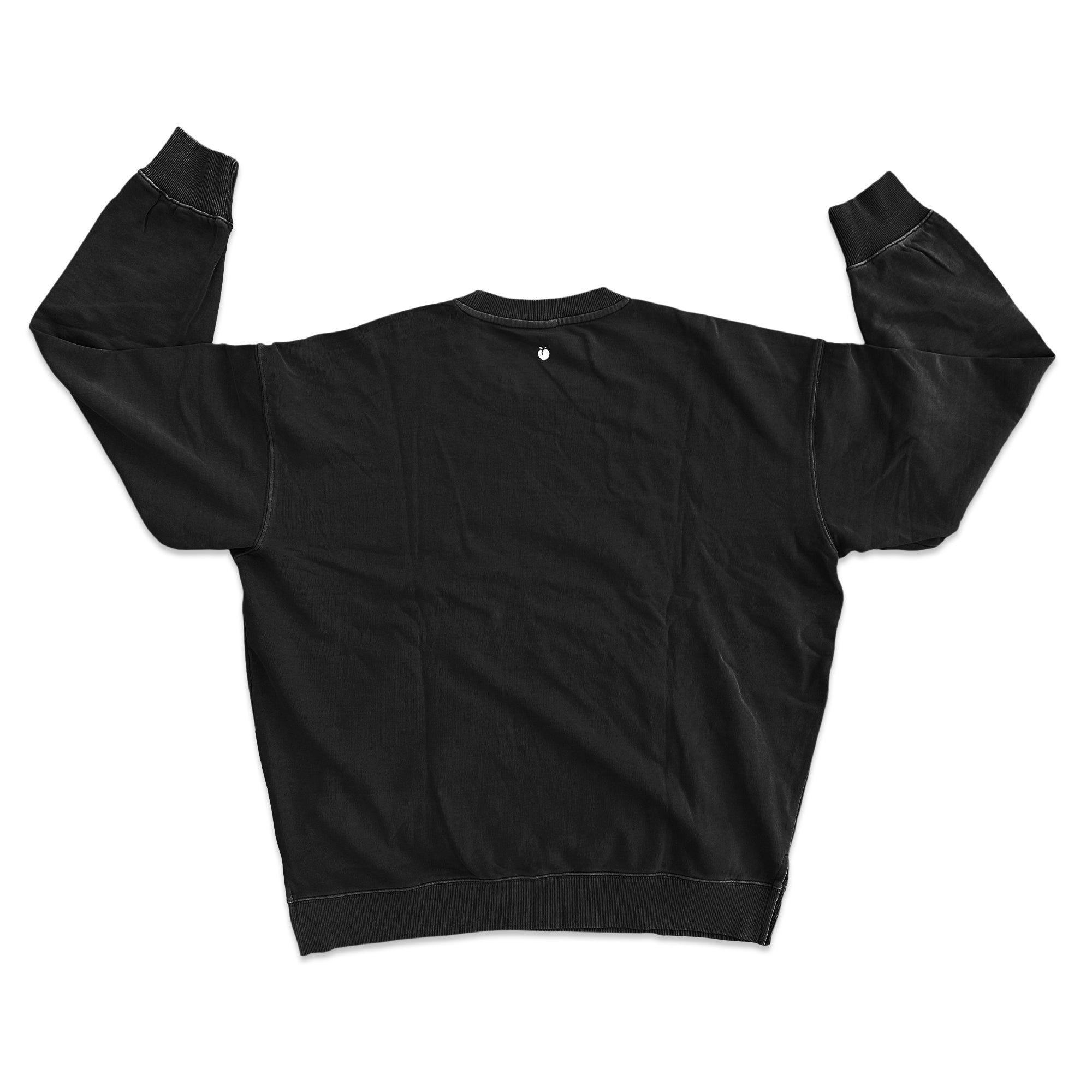 Retro Washed Terry Crewneck - Black sold by Flex Living product image thumbnail 5