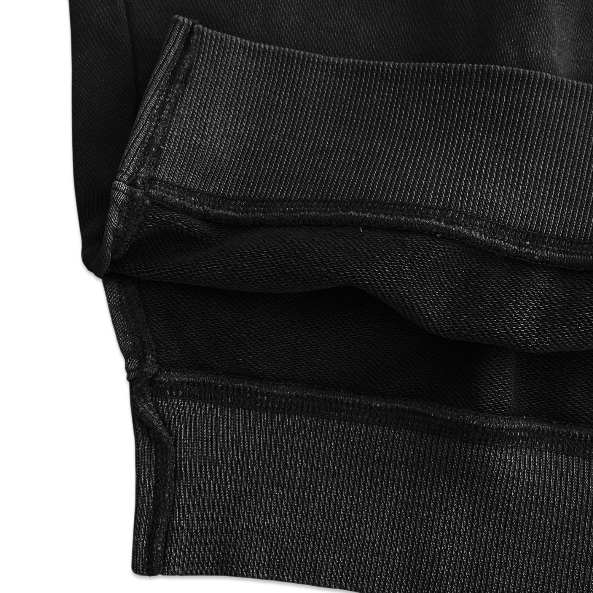 Retro Washed Terry Crewneck - Black sold by Flex Living product image thumbnail 4