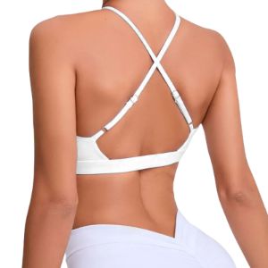 Halter Strap Bra - White sold by Flex Living