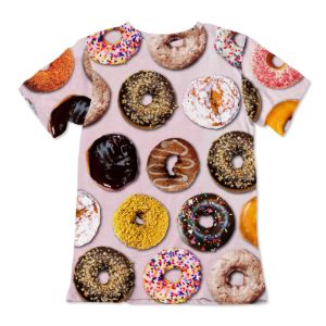 Unisex Cotton Tee - Donuts sold by Flex Living