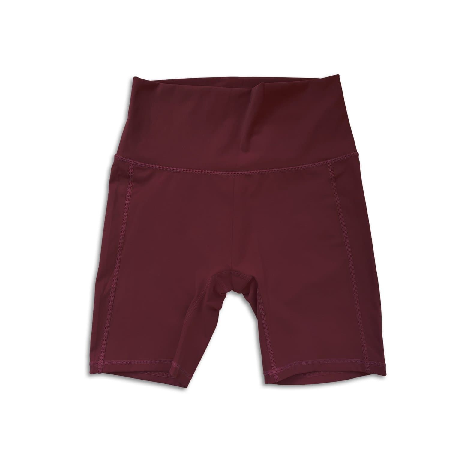 Sleek Biker Short - Burgundy sold by Flex Living product image thumbnail 2