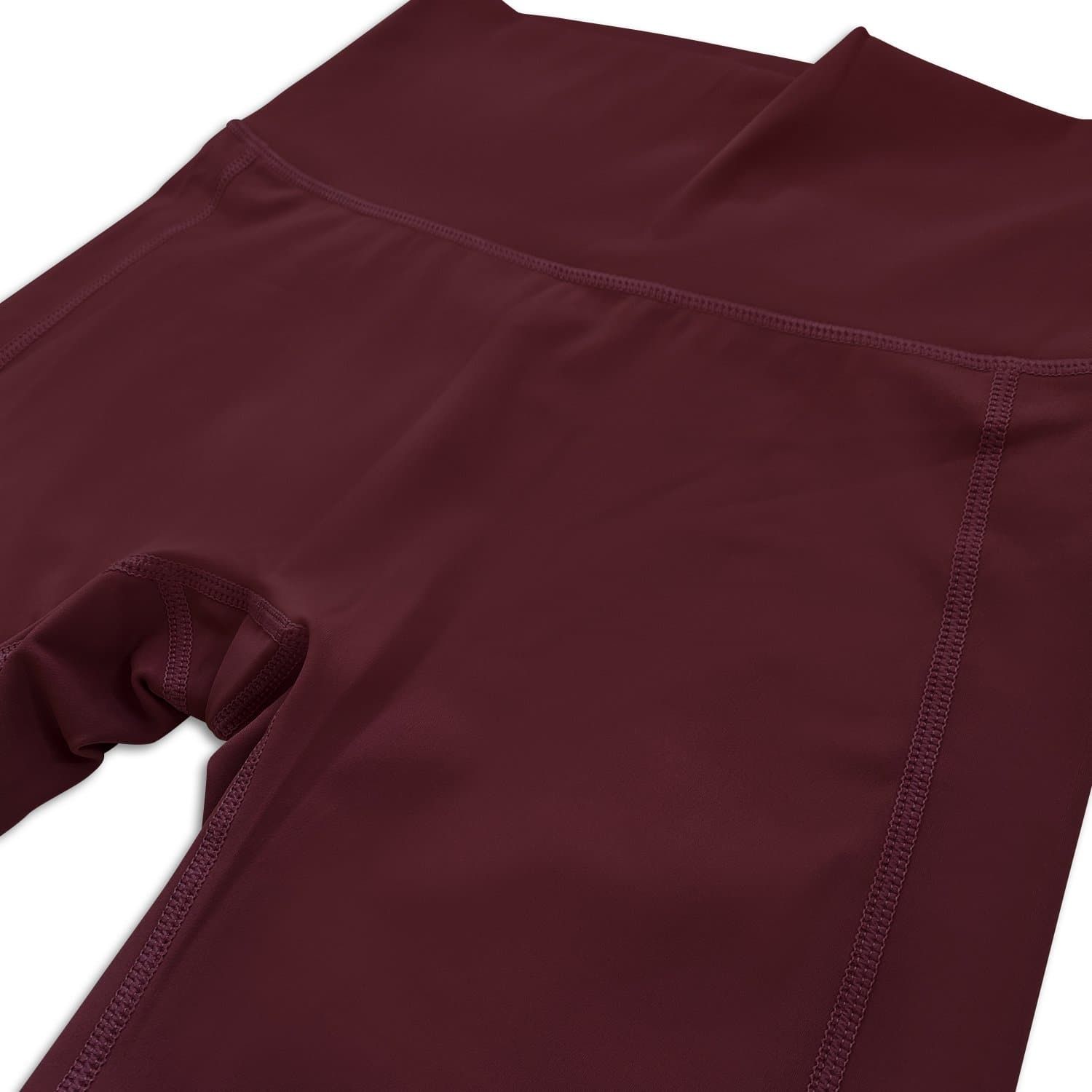 Sleek Biker Short - Burgundy sold by Flex Living product image thumbnail 3