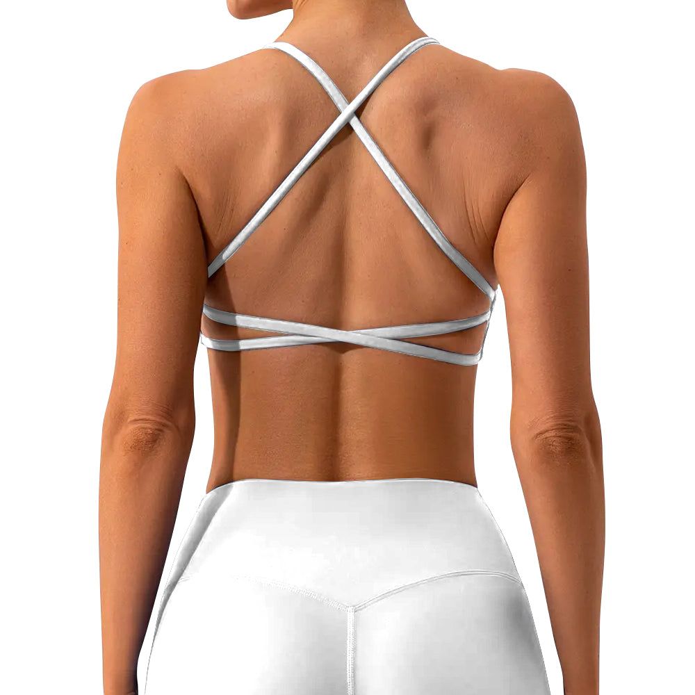 Active Cross Sports Bra - White sold by Flex Living product image thumbnail 2