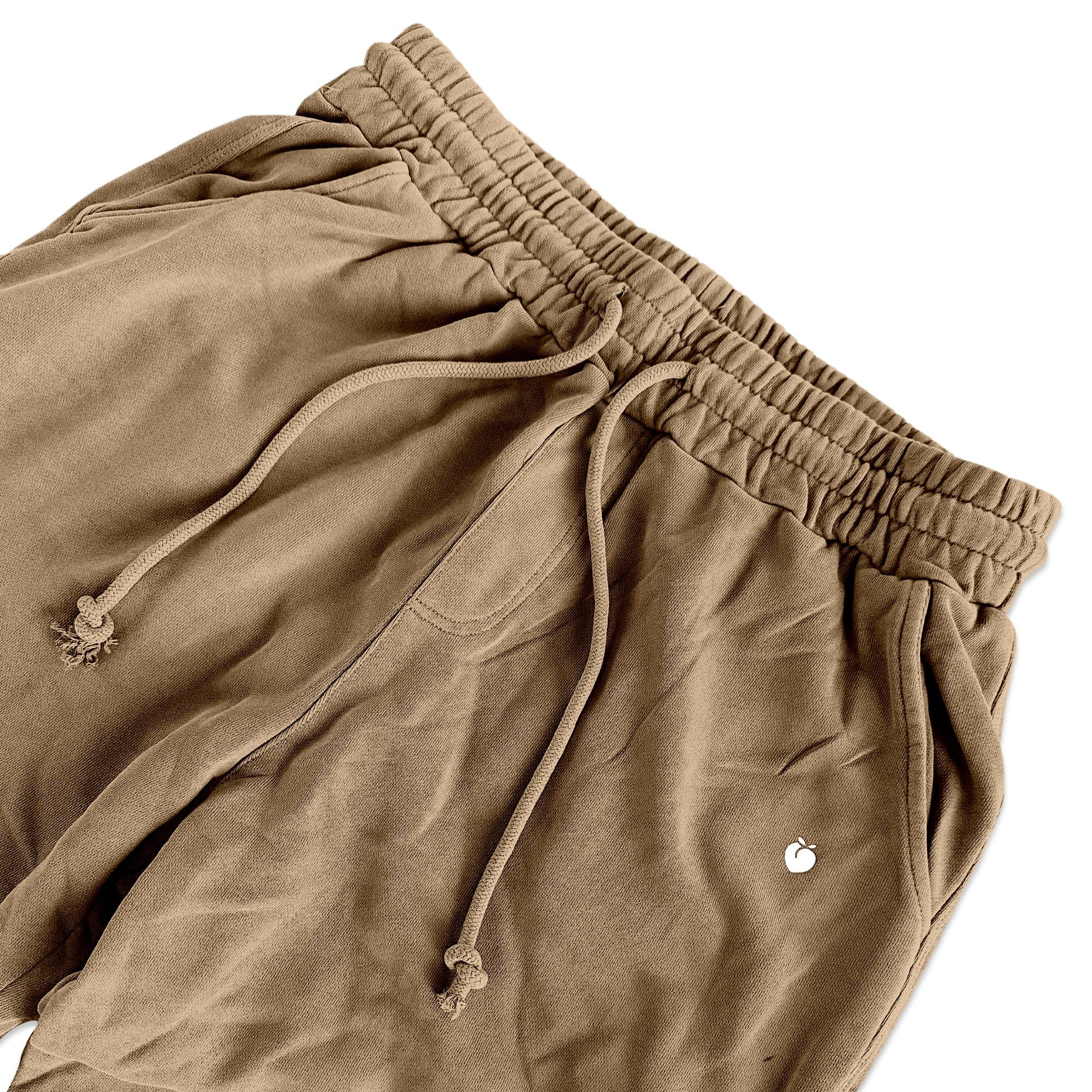 Retro Washed Terry Sweatpants- Khaki (50% OFF!) sold by Flex Living product image thumbnail 2