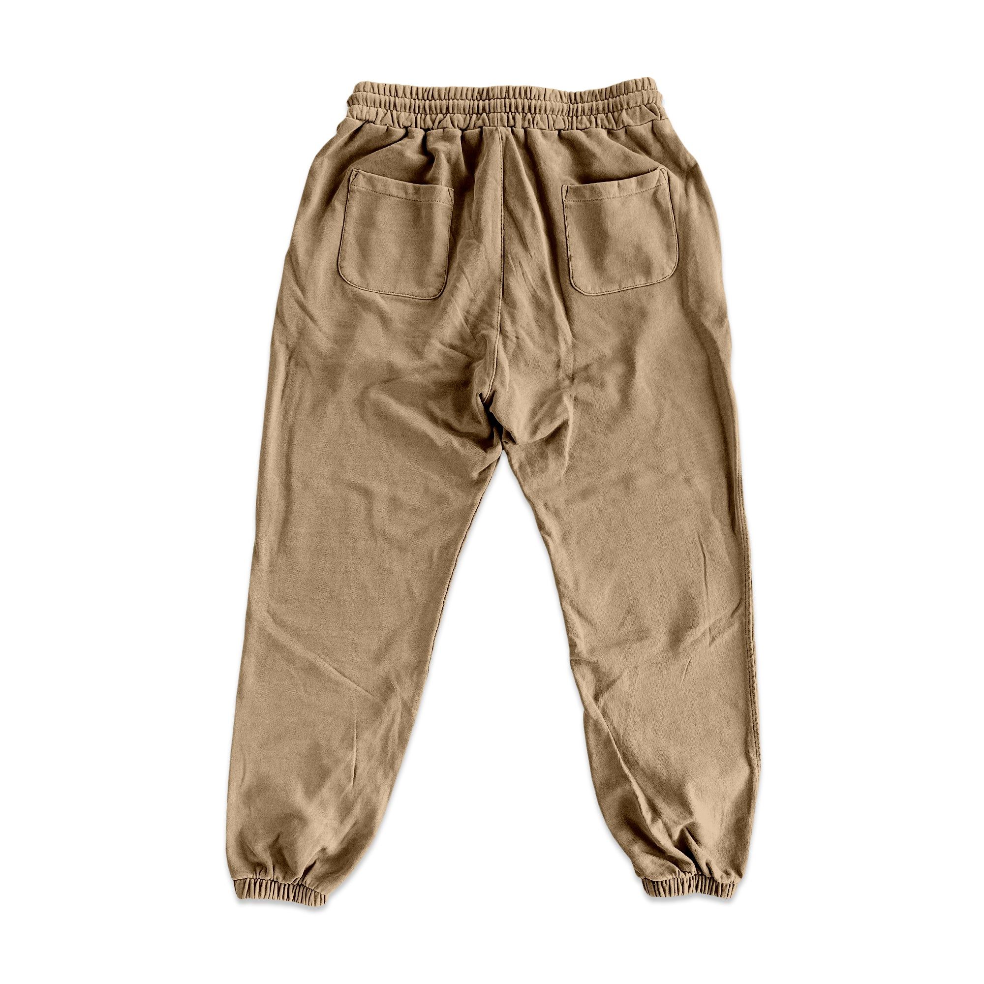 Retro Washed Terry Sweatpants- Khaki (50% OFF!) sold by Flex Living product image thumbnail 4