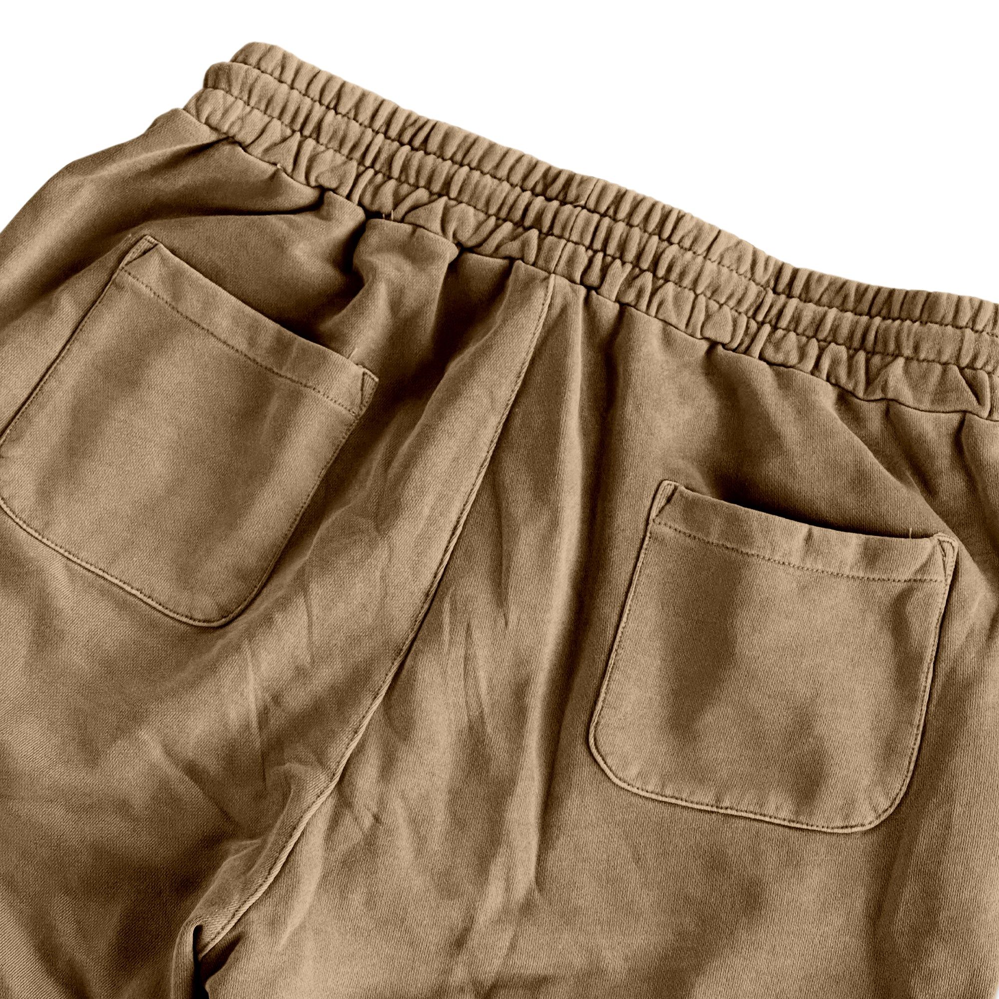Retro Washed Terry Sweatpants- Khaki (50% OFF!) sold by Flex Living product image thumbnail 5