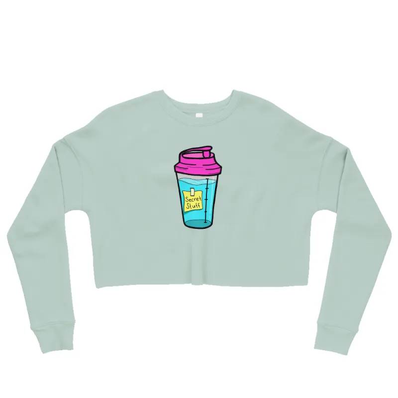 SECRET STUFF CROP SWEATSHIRT sold by Flex Living