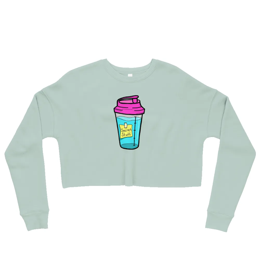 SECRET STUFF CROP SWEATSHIRT sold by Flex Living