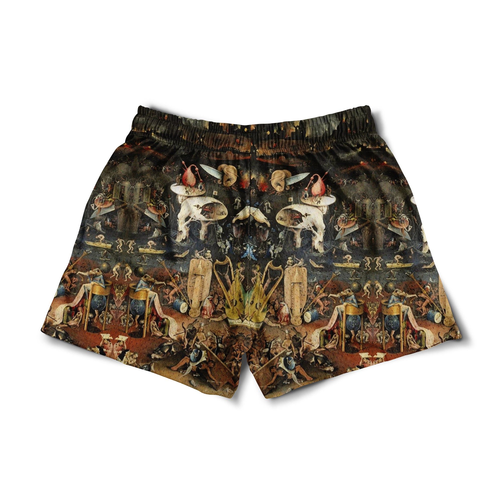 Mesh Flex Shorts 5" - Garden Of Earthly Delights sold by Flex Living product image thumbnail 4