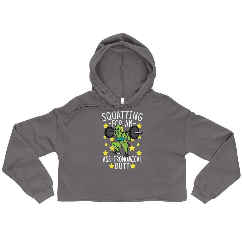 Squatting For An Ass-tronomical Butt Crop Hoodie sold by Flex Living product image thumbnail 4