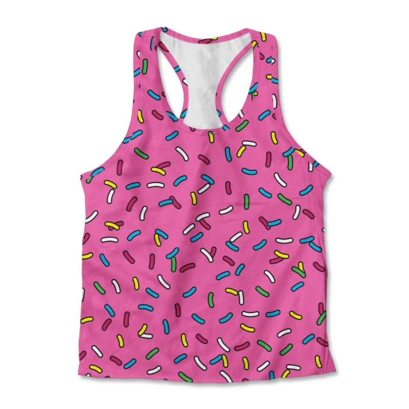 Printed Jersey Tank - Cartoon Sprinkles sold by Flex Living