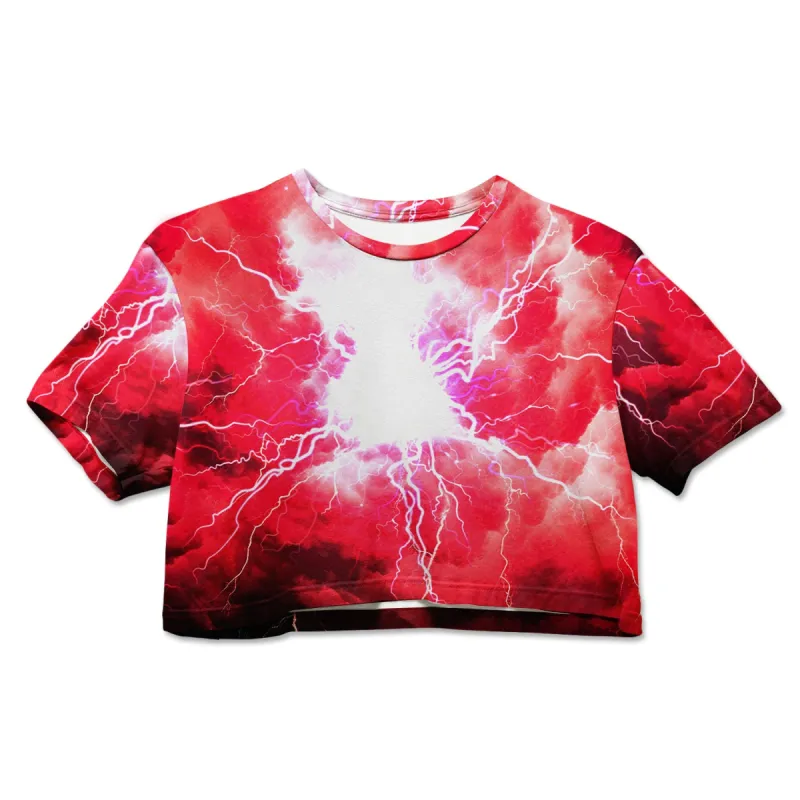 Cotton Crop Tee - Red Lightning sold by Flex Living