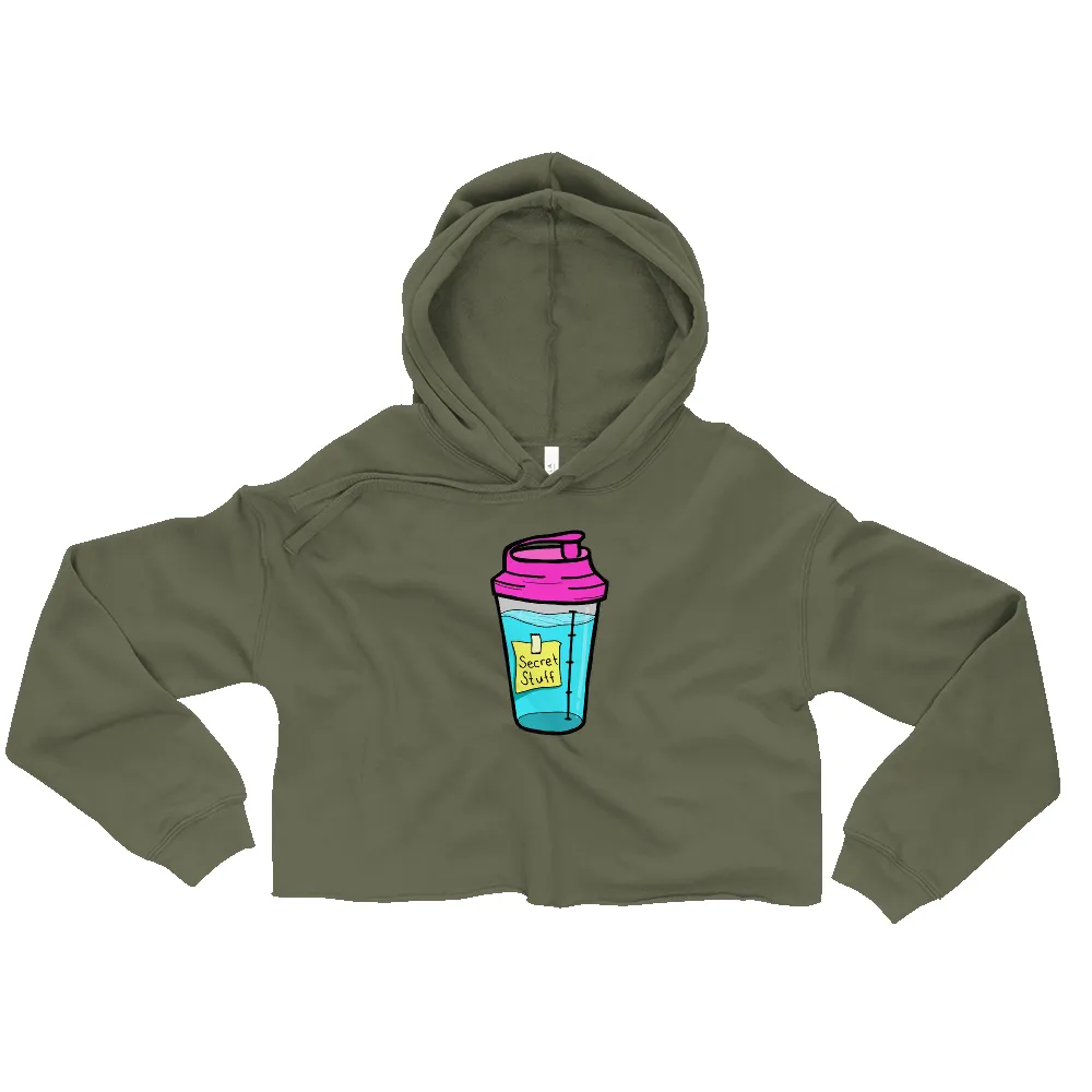 SECRET STUFF CROP HOODIE sold by Flex Living product image thumbnail 3