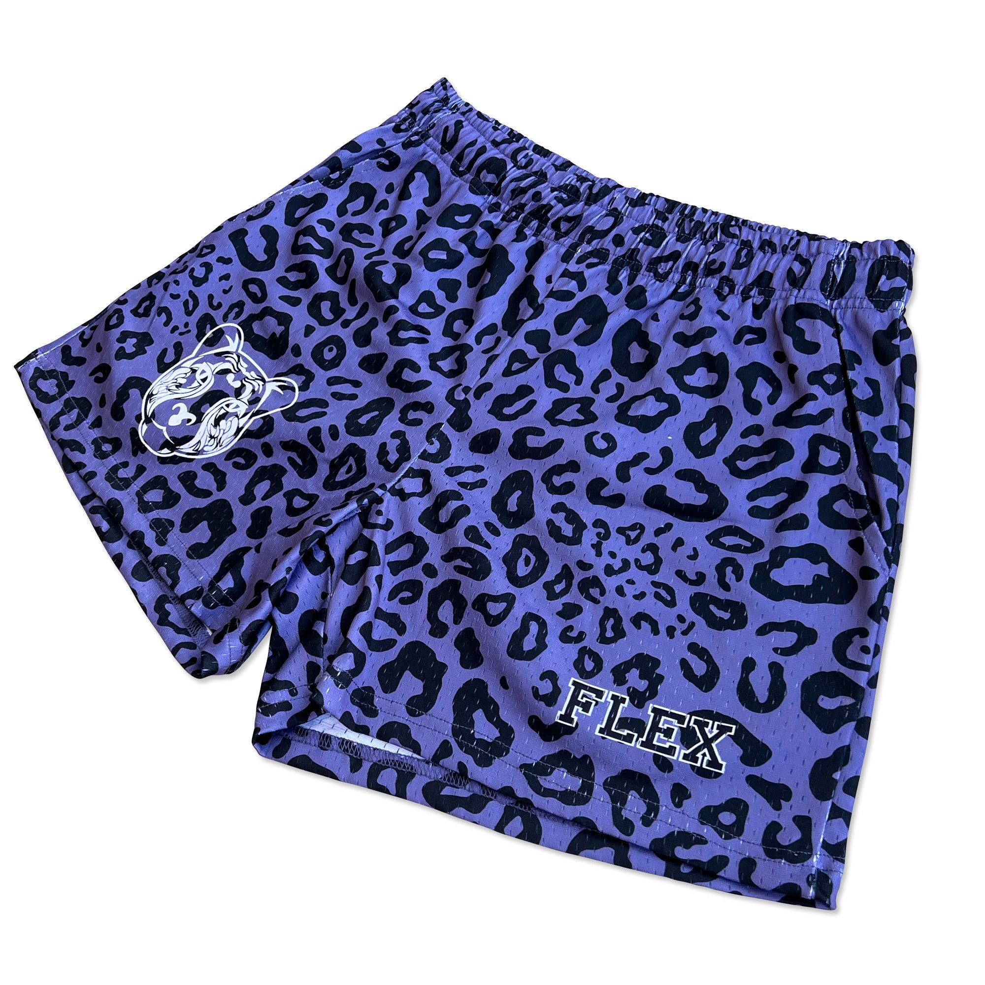 Mesh Flex Shorts 5" - Panther Print sold by Flex Living product image thumbnail 3