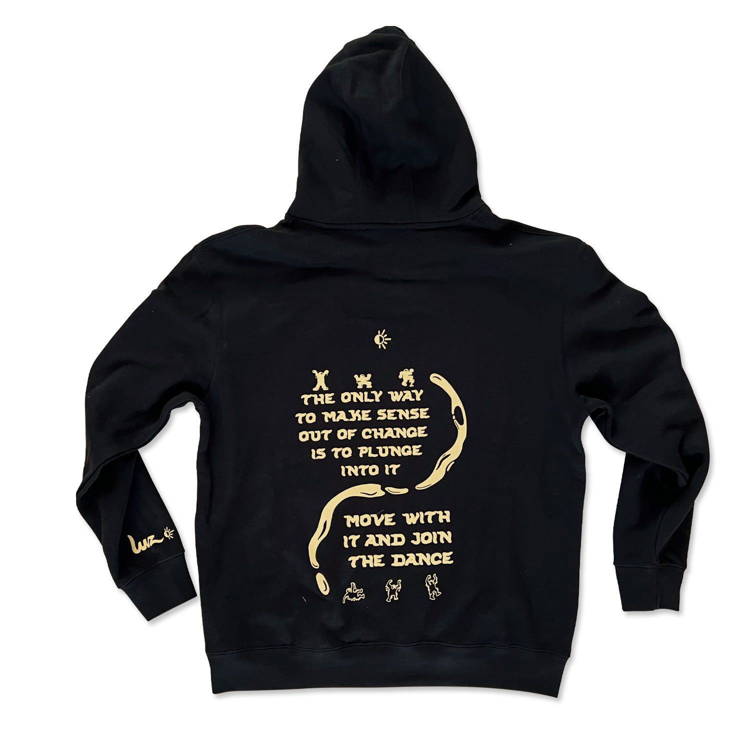 Unisex Hoodie - Yin Yang Drip - Black sold by Flex Living product image thumbnail 2