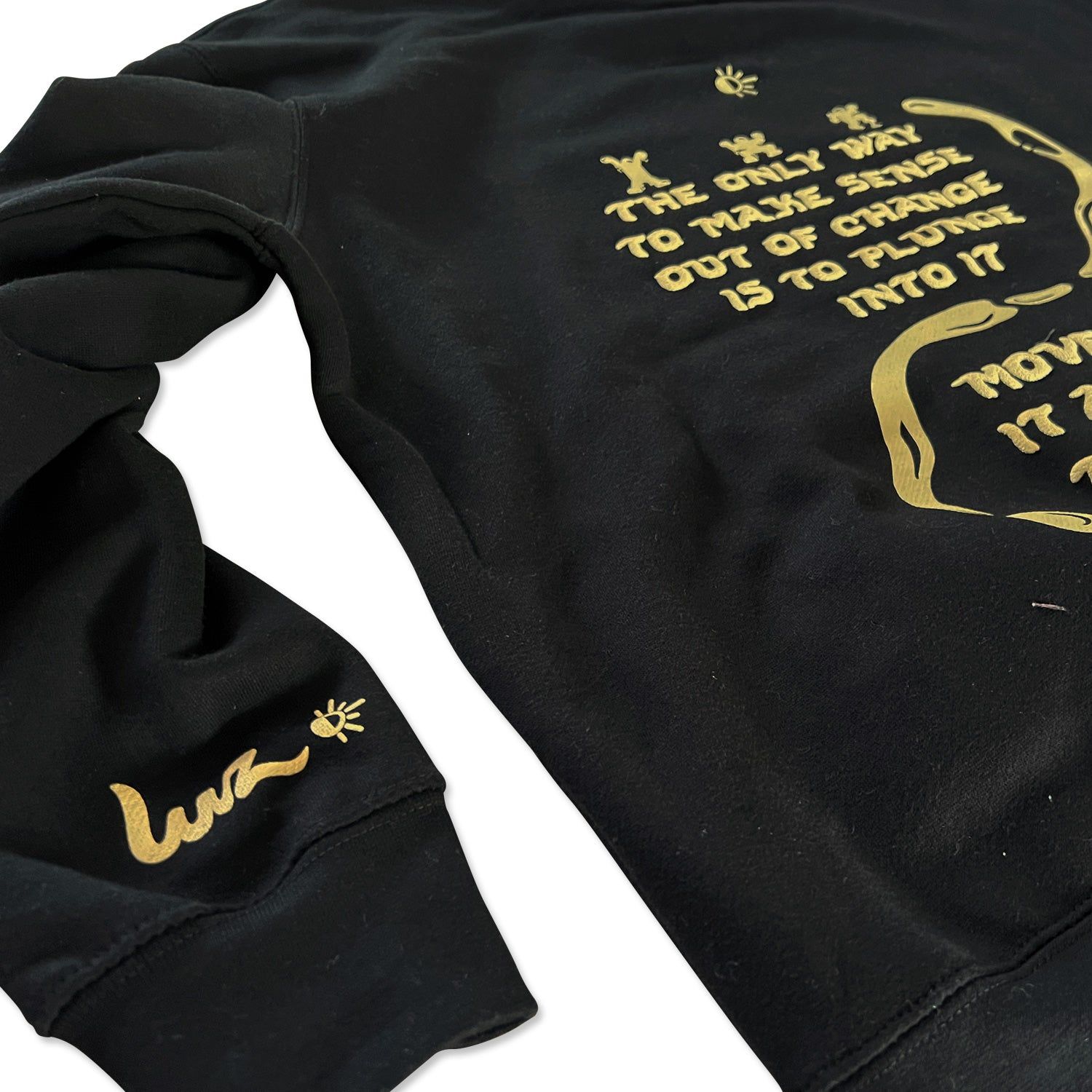 Unisex Hoodie - Yin Yang Drip - Black sold by Flex Living product image thumbnail 3