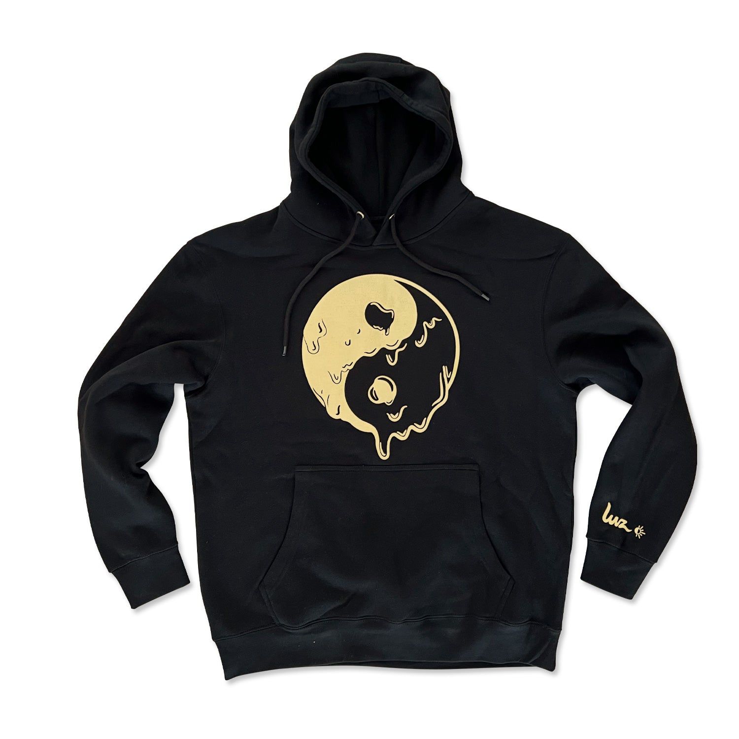 Unisex Hoodie - Yin Yang Drip - Black sold by Flex Living
