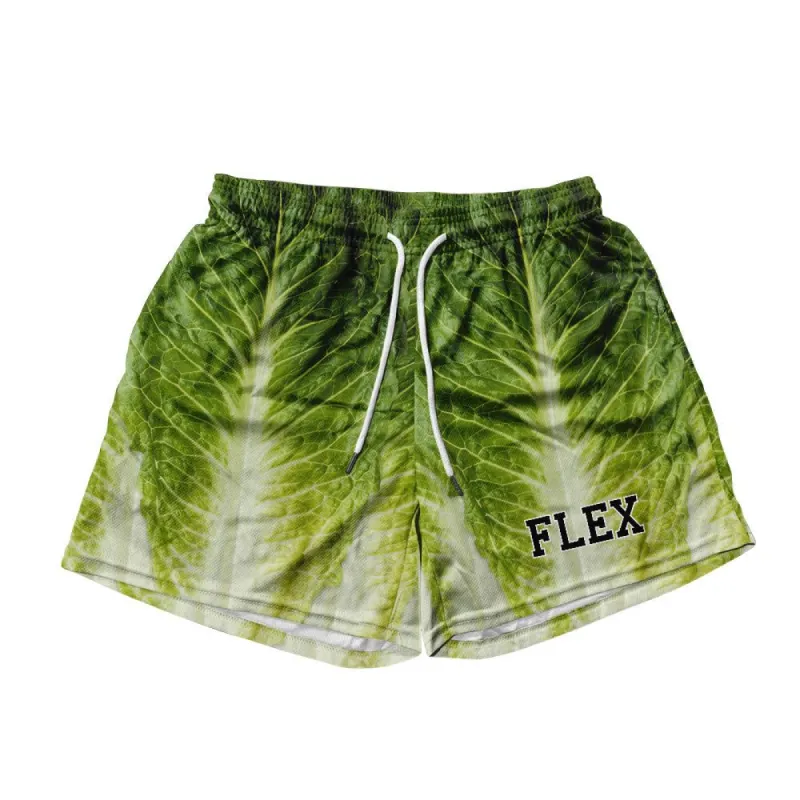 Basic Mesh Short - Lettuce sold by Flex Living