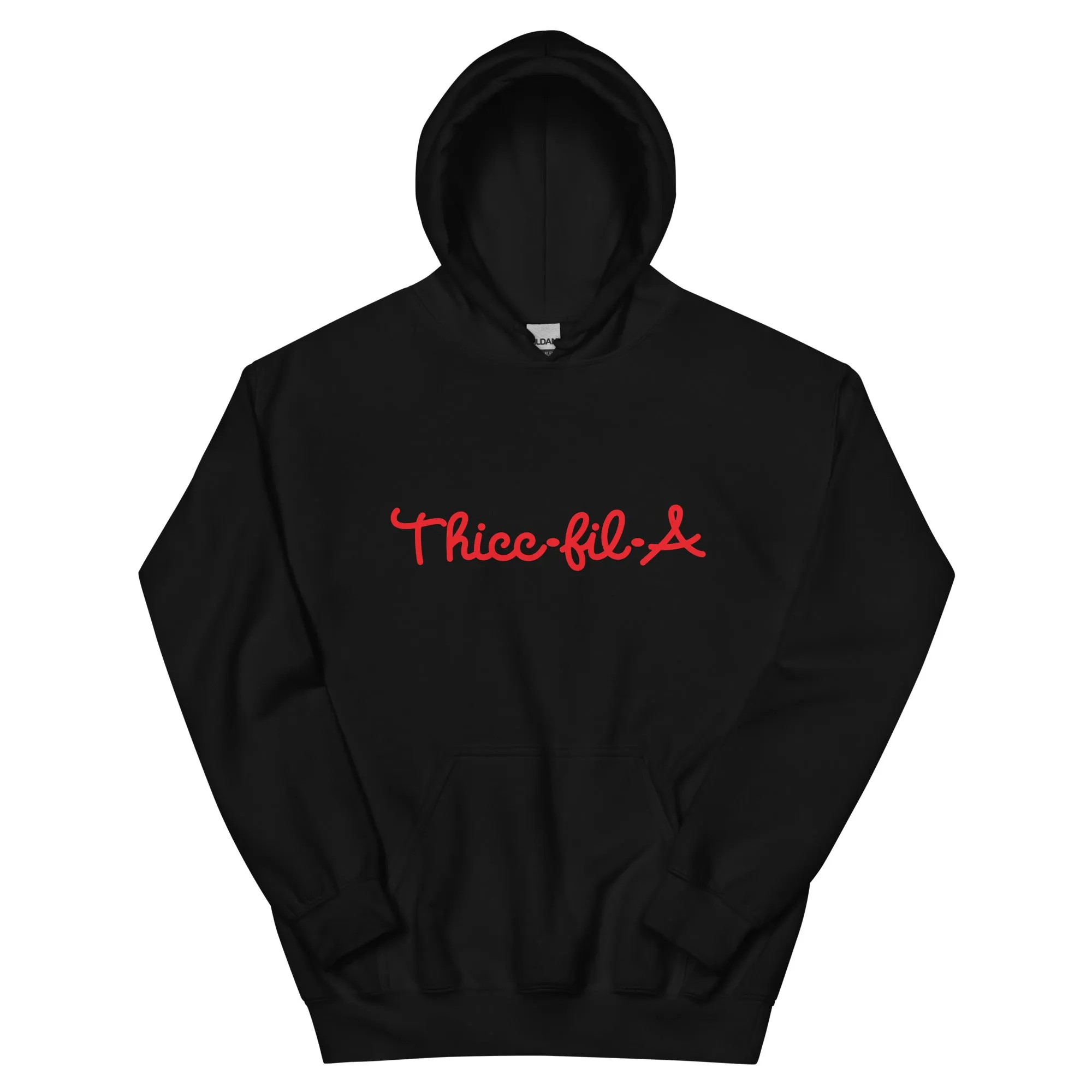 Thicc Fil A Unisex Hoodie sold by Flex Living product image thumbnail 2