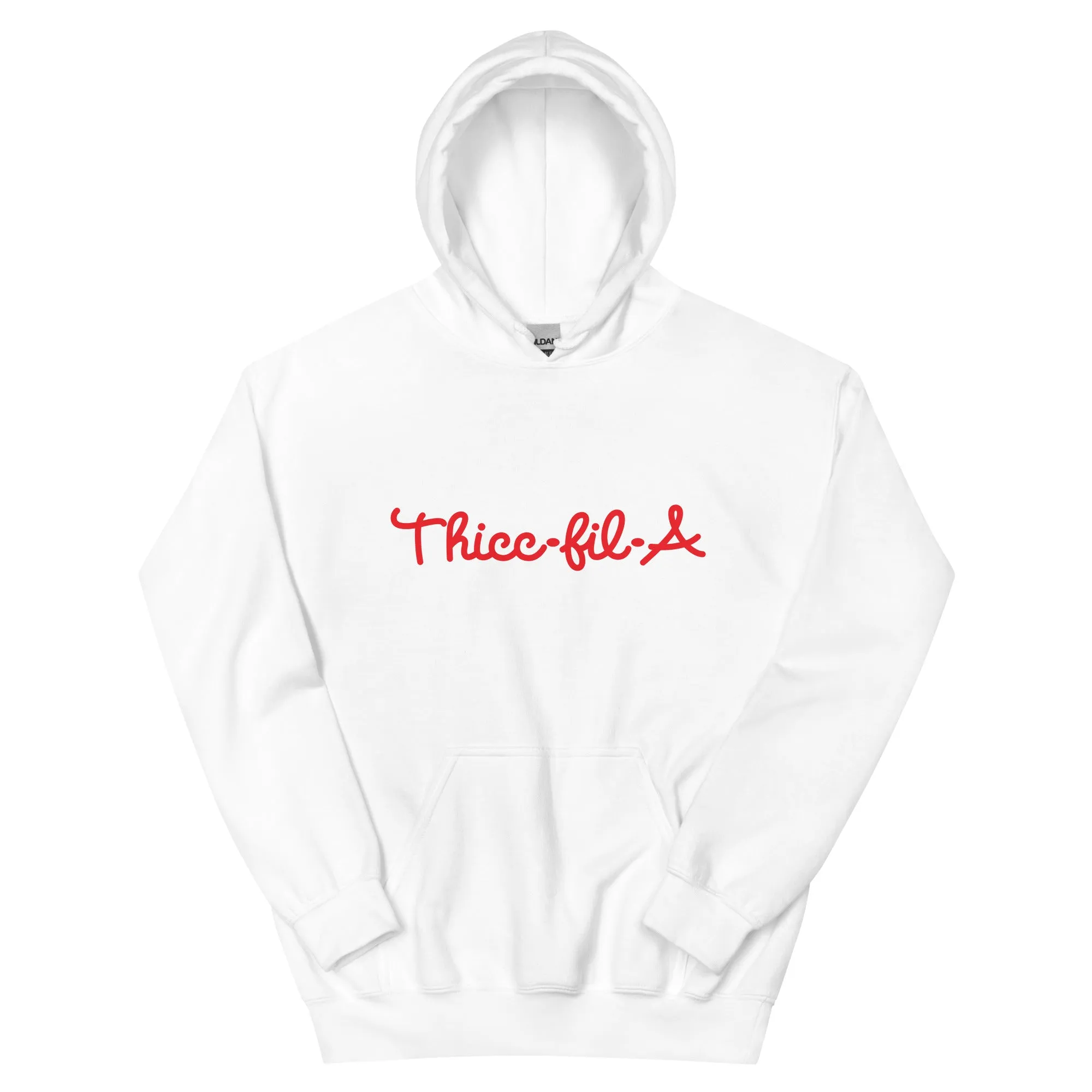 Thicc Fil A Unisex Hoodie sold by Flex Living