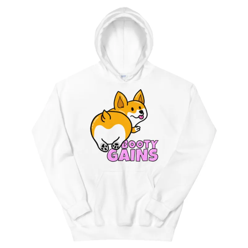 NOTICE MY SQUAT GAINS UNISEX HOODIE sold by Flex Living